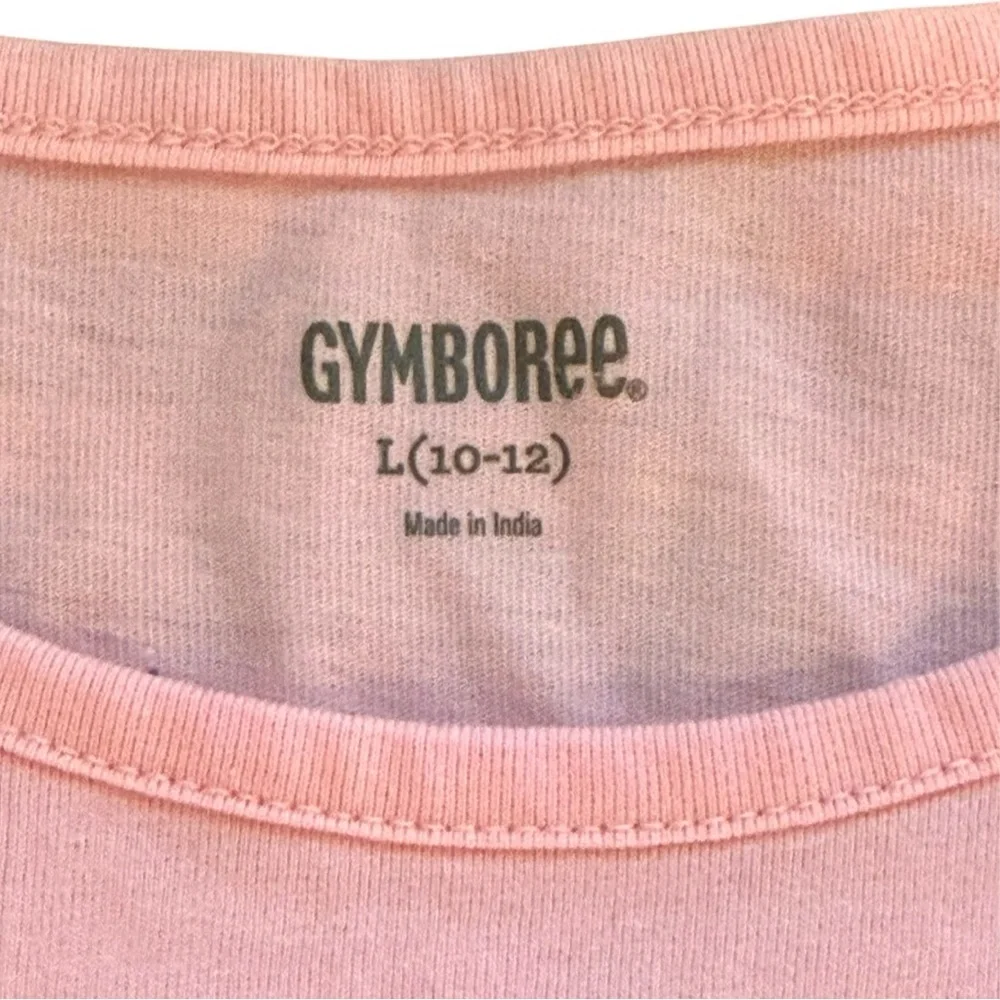 Gymboree Girls Pink Graphic Long Sleeve Top Size 10–12